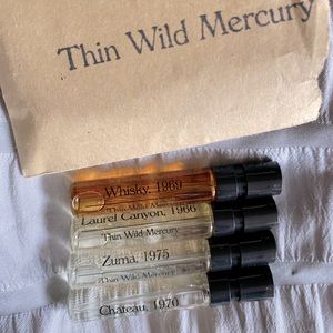 Thin Wild Mercury perfume sample set 4x2ml samples